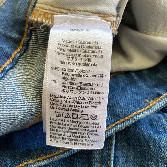 Madewell The Perfect Vintage Straight Jean Size 26 in Mayfield Wash - Picture 10 of 14